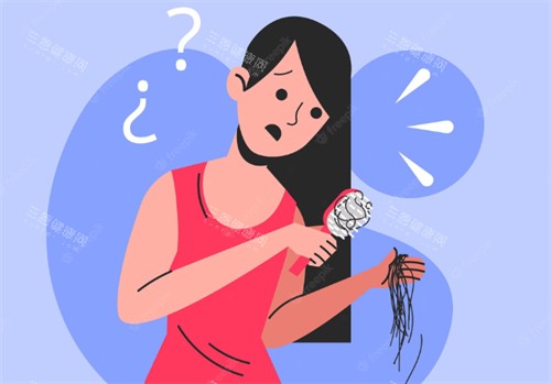 被脫發(fā)問題困擾的人圖片