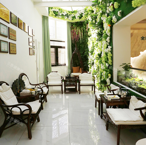 北京純脂醫(yī)療美容等待區(qū)環(huán)境