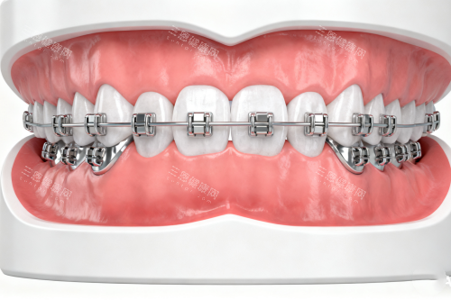 牙齒矯正卡通圖片