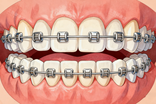 牙齒矯正傳統方式展示