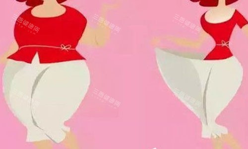 大腿吸脂前后對比圖