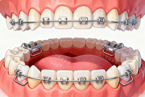 牙齒矯正模型圖展示