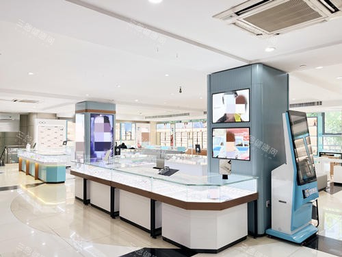 上海新視界眼科醫(yī)院展示柜
